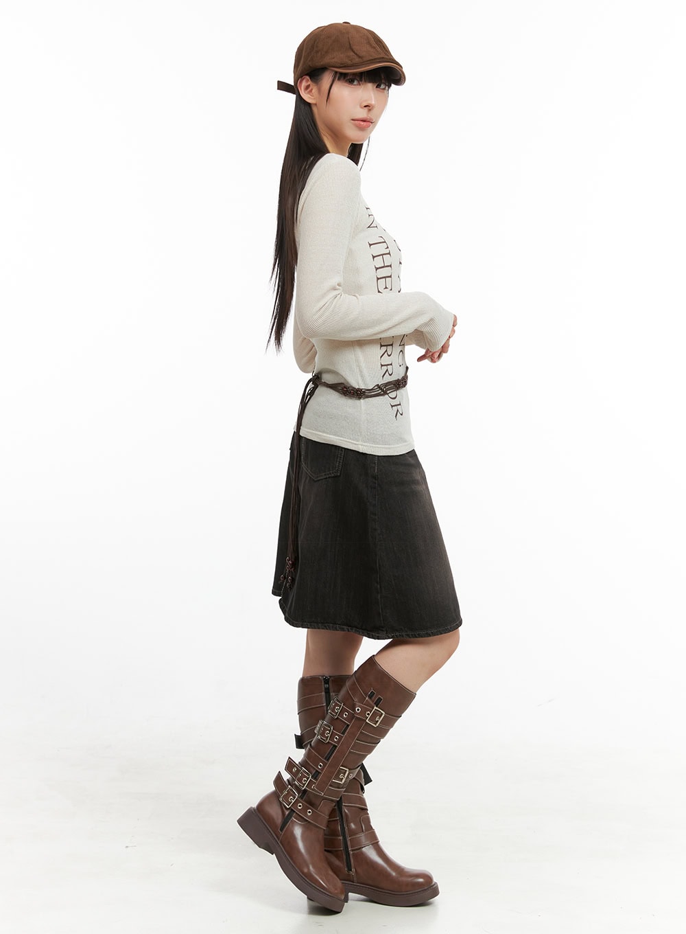 Sheer Lettered Long Sleeve CG419