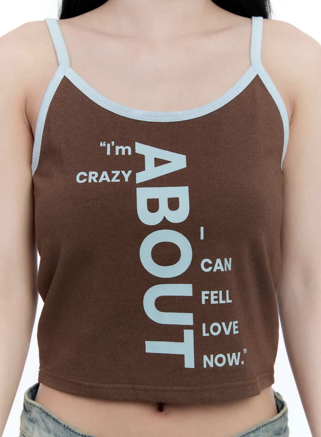 Contrast Graphic Tank Top CG501