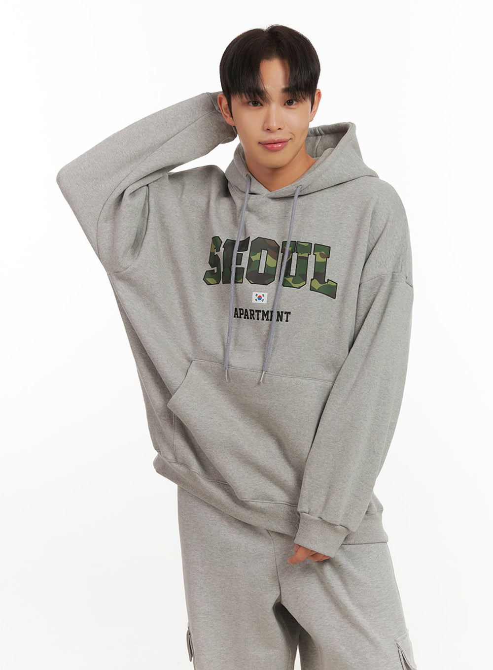 Men's Oversize Printed Hoodie ID413