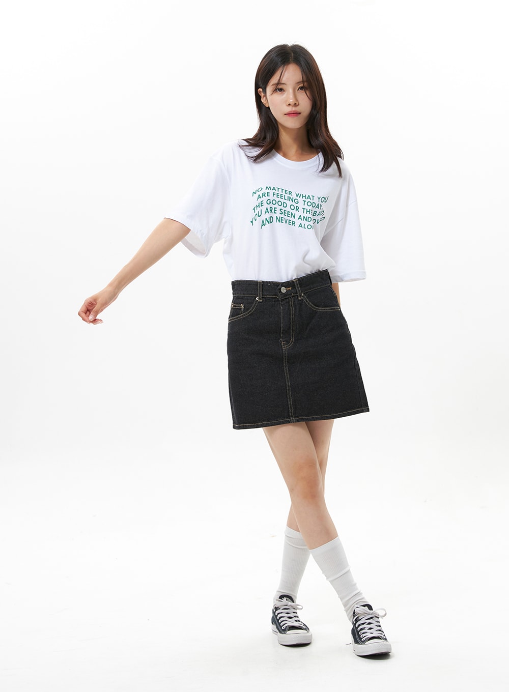 Cotton Graphic Short Sleeve Tee OS313