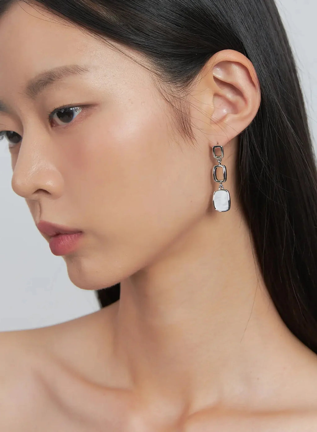 Linda Three-ring Beads Earrings IU512