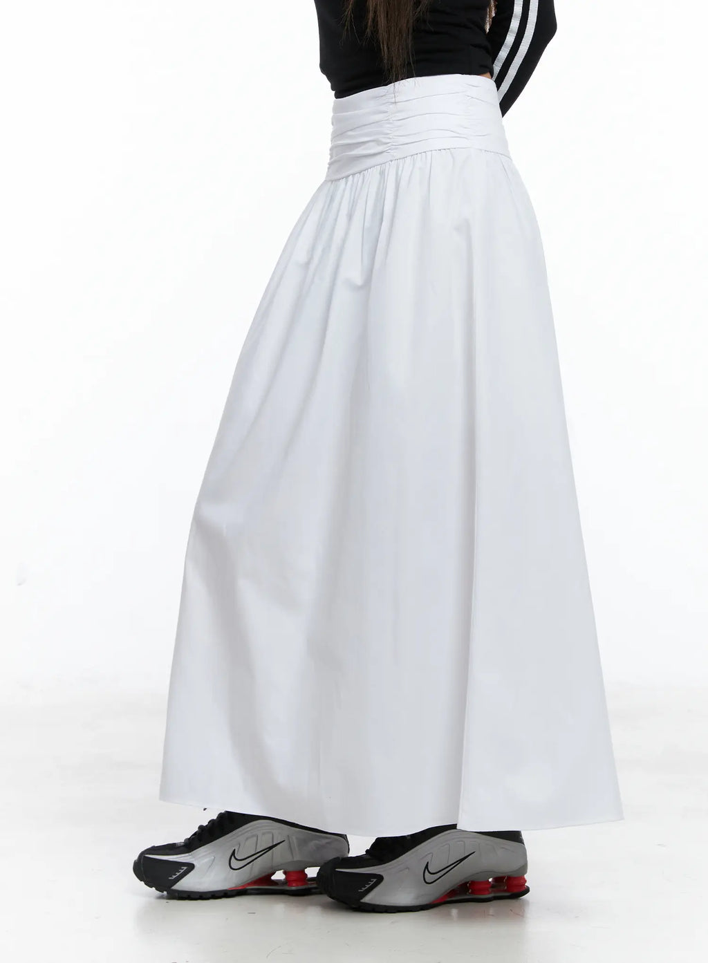 Elegant Flare Long Skirt CS504