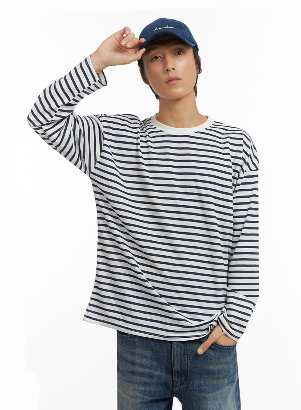 Men's Essential Striped Shirt  IO417