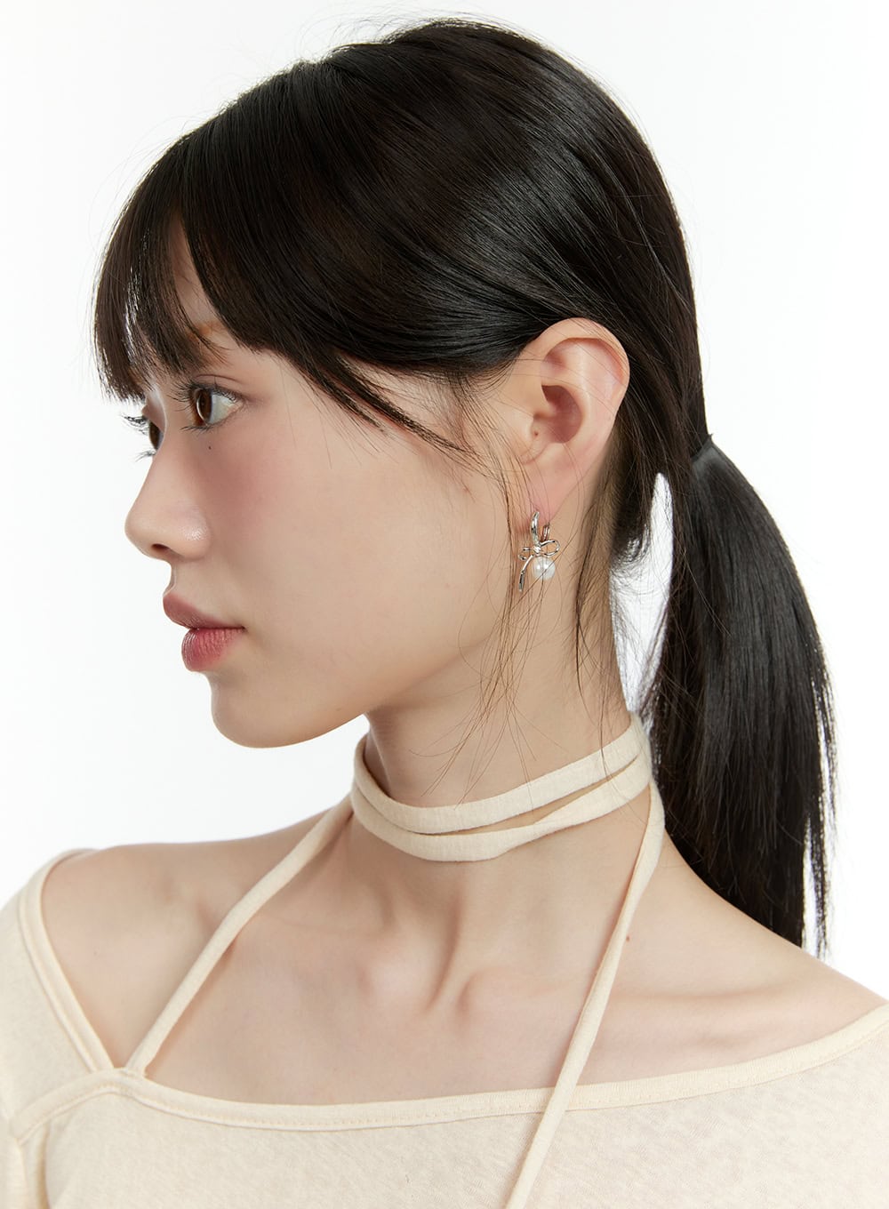 Jiny Ribbon Earrings IG406