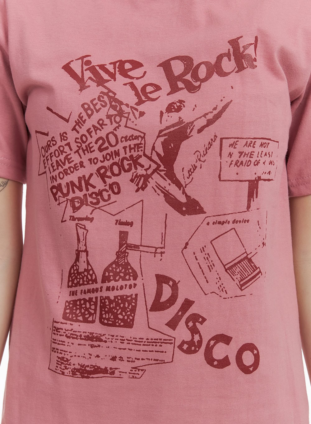 Loose Fit Graphic Lettering T-Shirt OA426