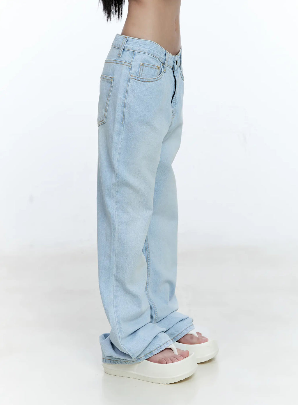 Mae Washed Flare Denim Jeans CG512
