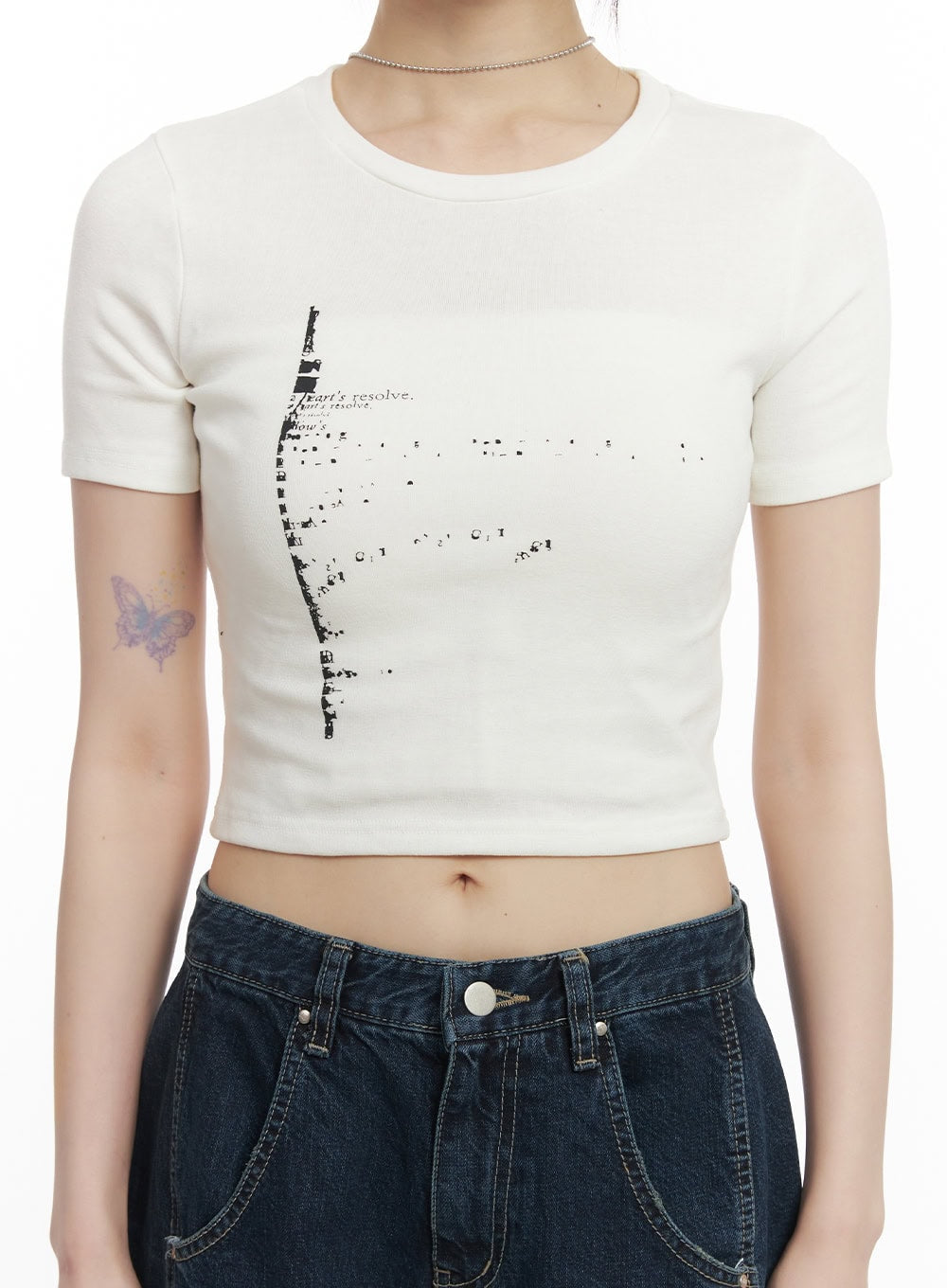 Graphic Essential Crop Top CF519