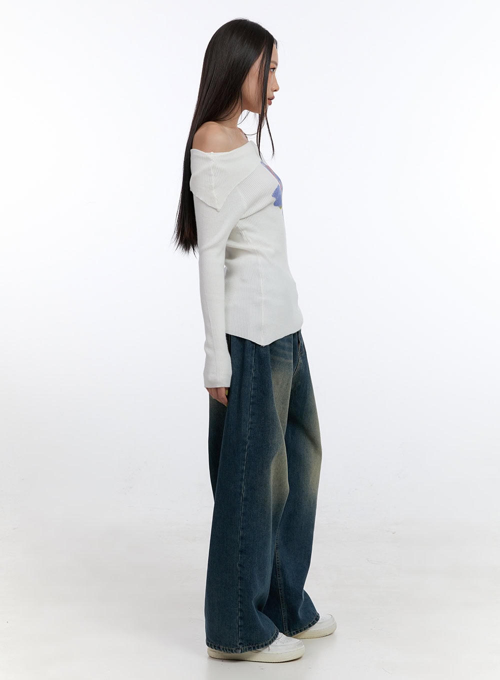 Fiona Baggy Washed Jeans CN401