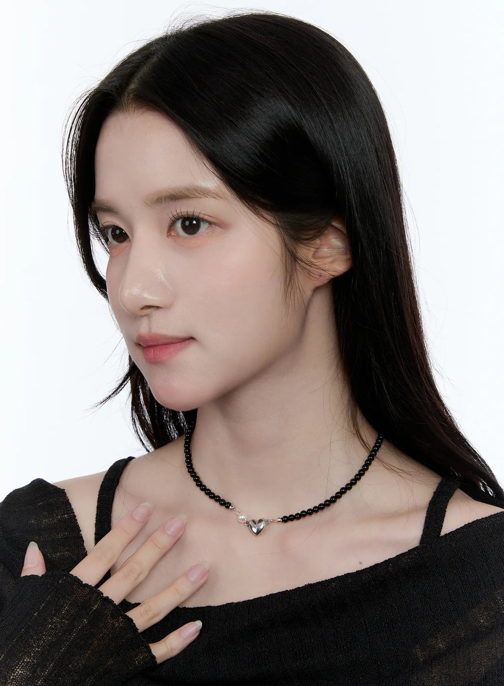 Locking Heart Magnetic Necklace CC0608