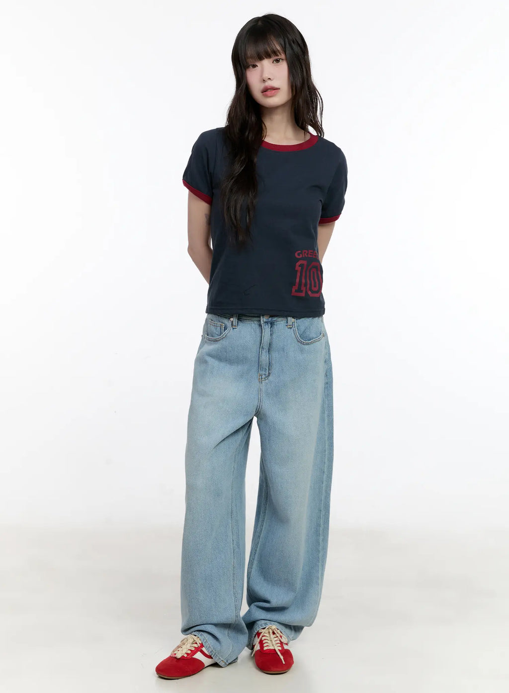 Iroha Lightweight Relaxed Jeans CL507