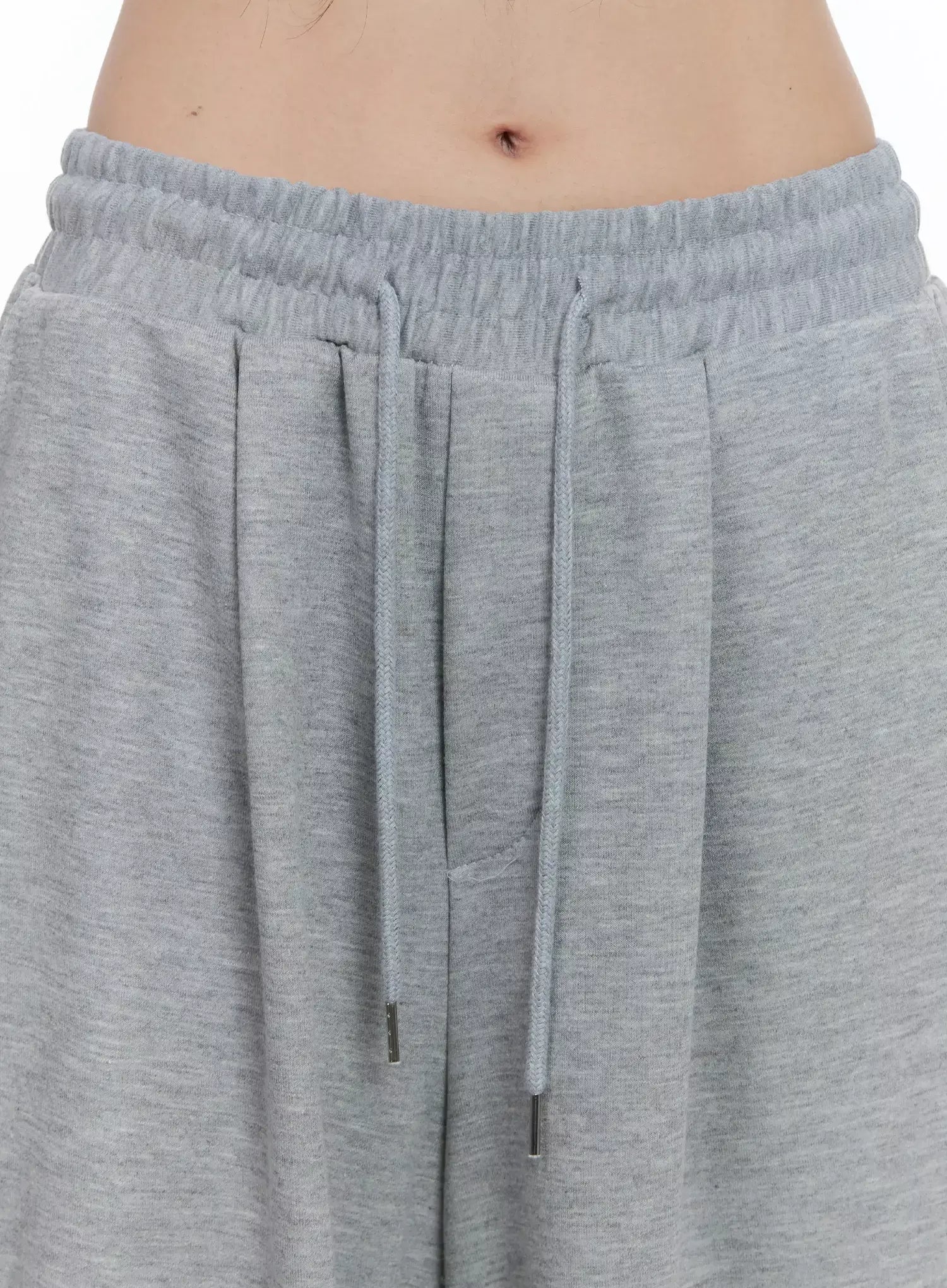Pintuck Wide Leg Sweatpants IS508