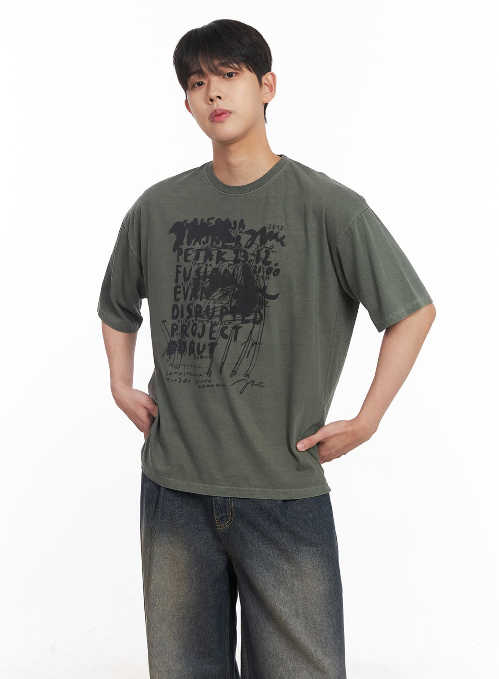 Men's Cotton Bliss Graphic T-Shirt IY522