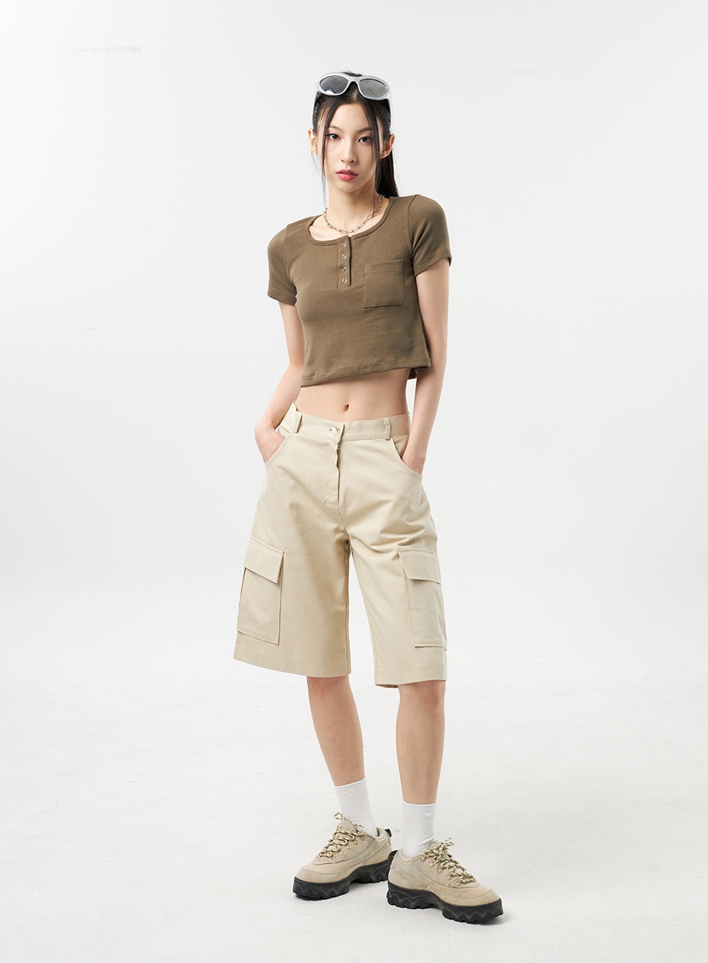 Snap Button Tee CU312