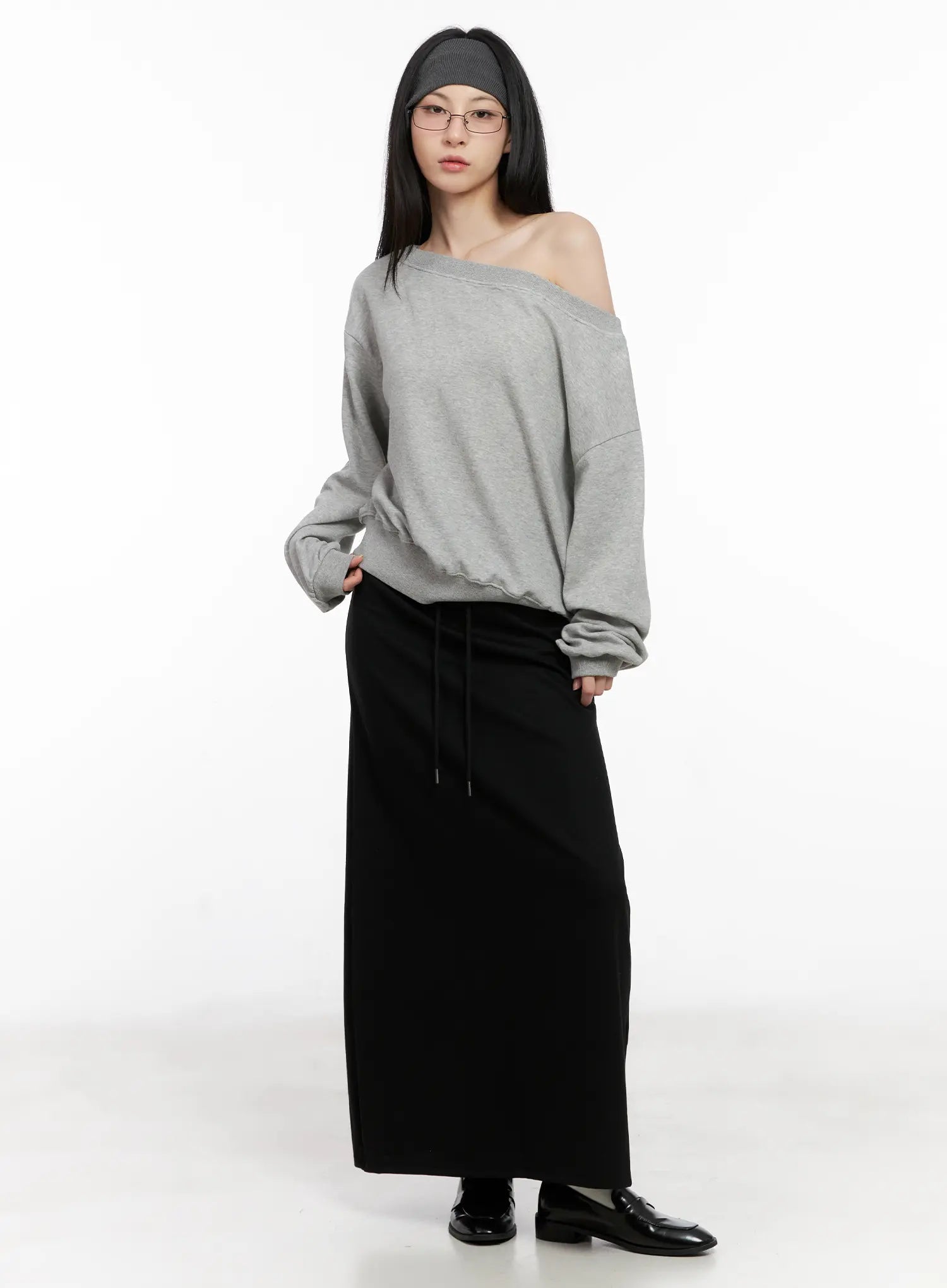 Casual Off-Shoulder Sweatshirt CG522