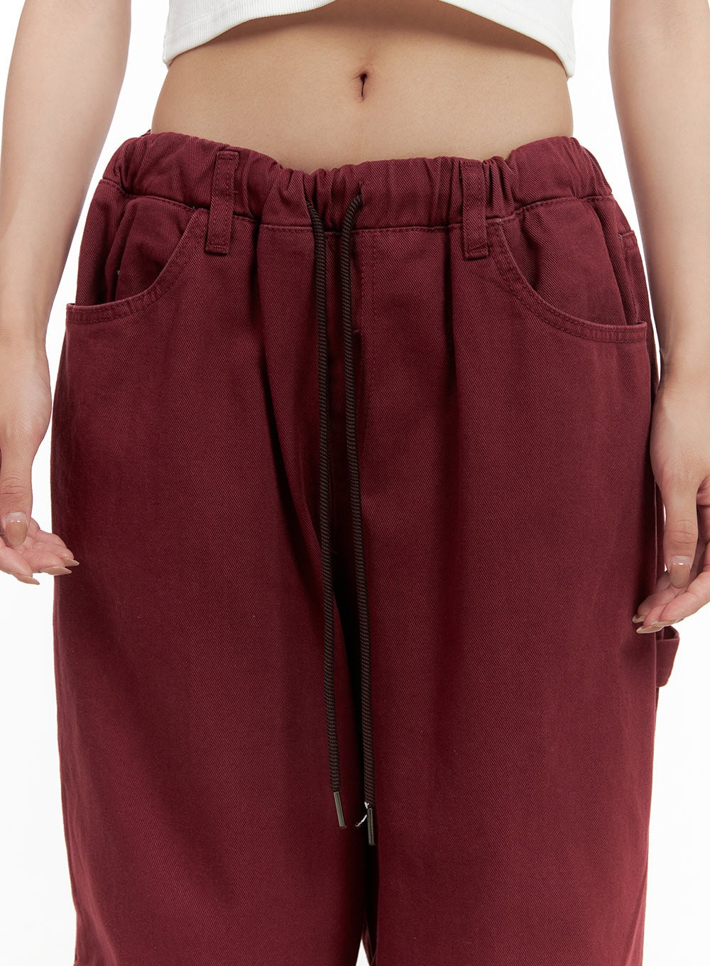 Shirred Cotton Banded Pants (UNISEX) CG420