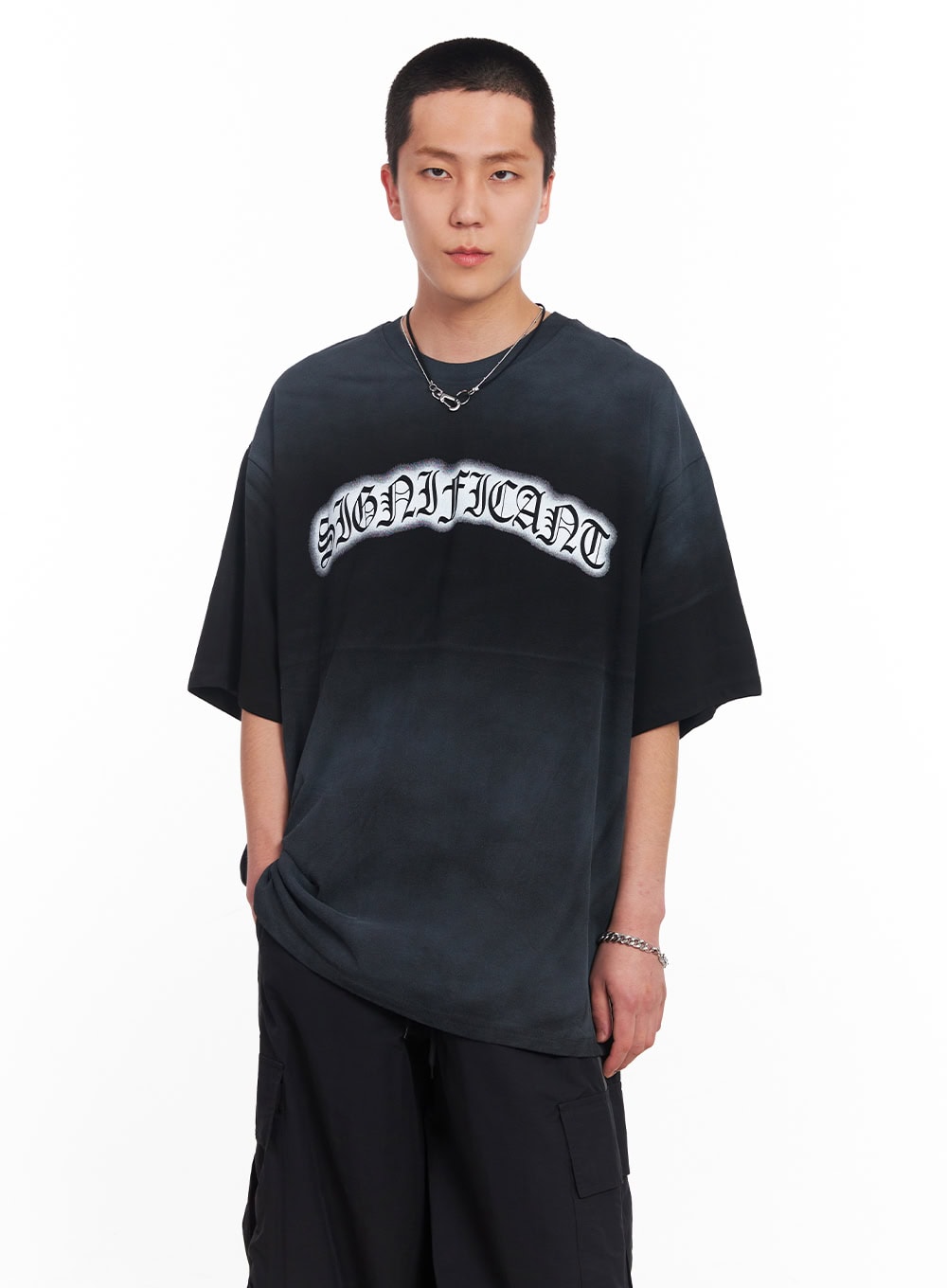 Men's Gradient Street Graphic T-Shirt IU503