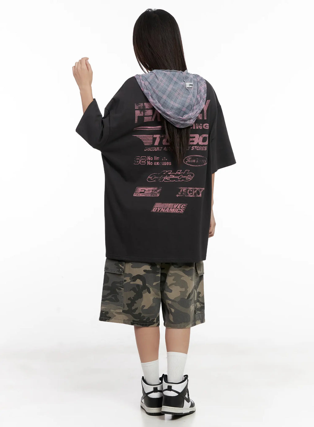 Camo Cargo Jorts CL521