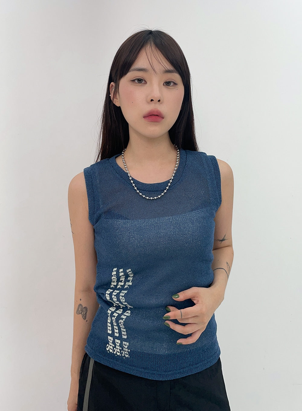 Round Beads Chain Necklace CL331