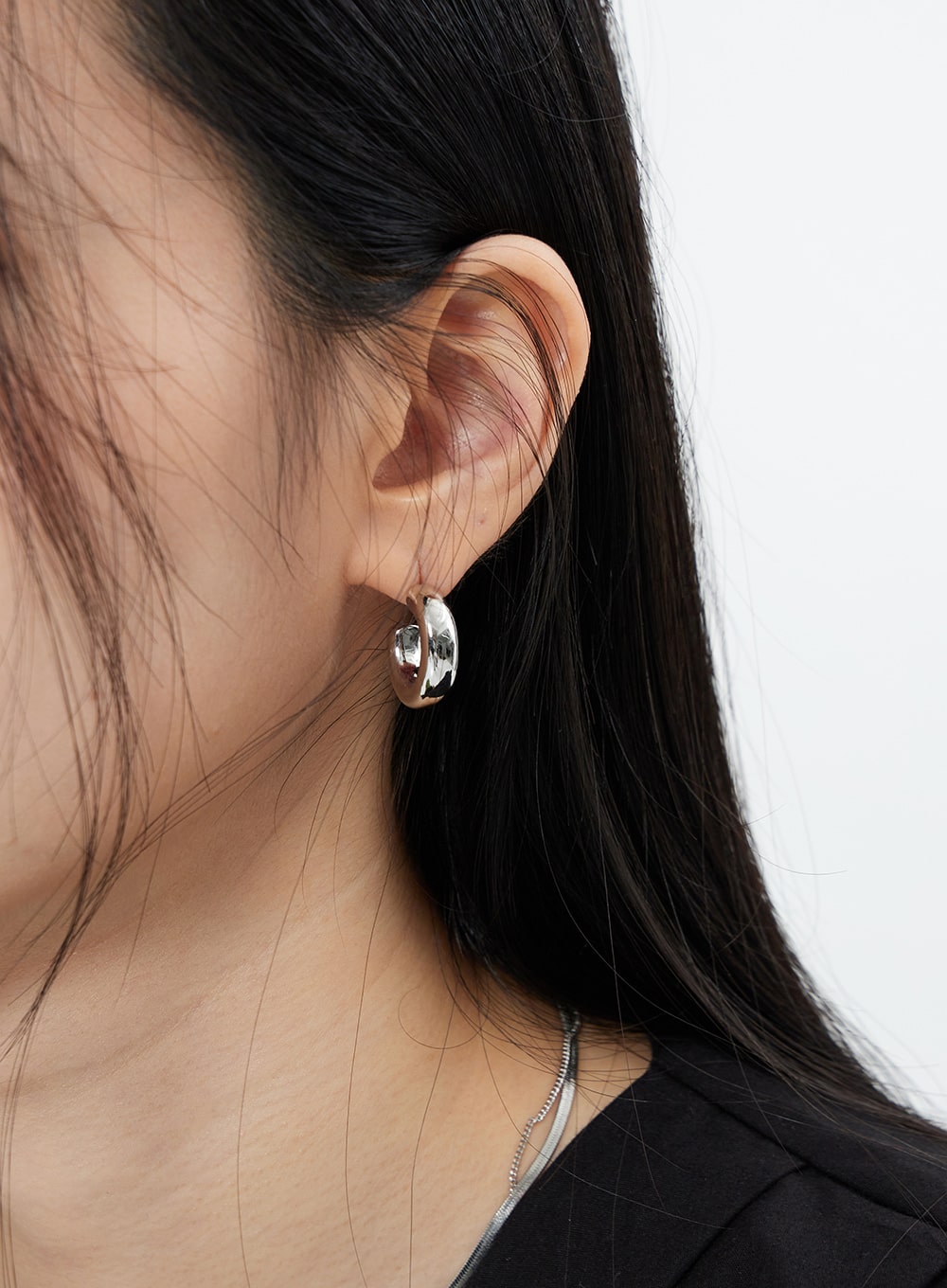 Bold Ring Simple Earring OS16