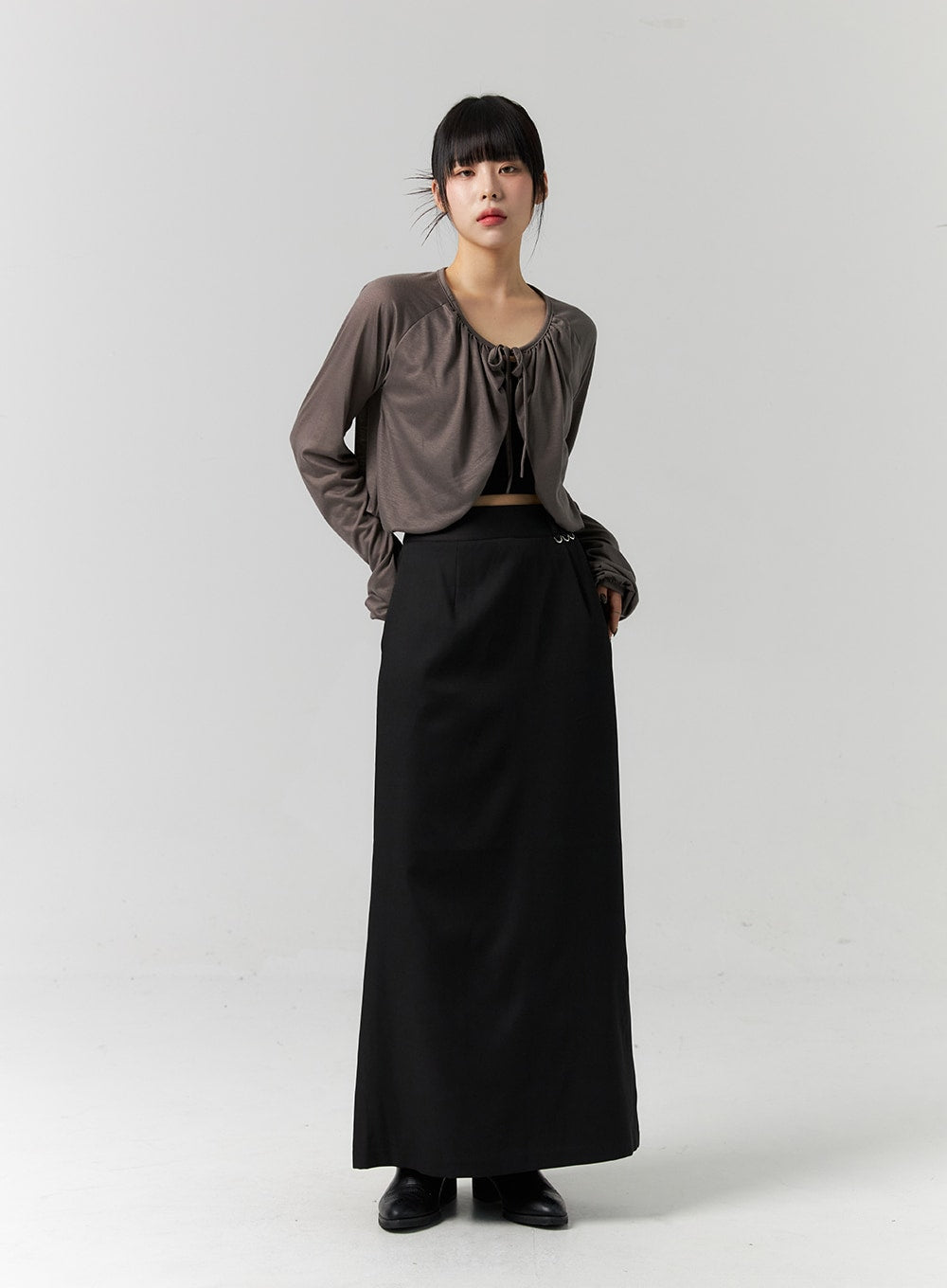 Ribbon Tie Bolero Cardigan CS318