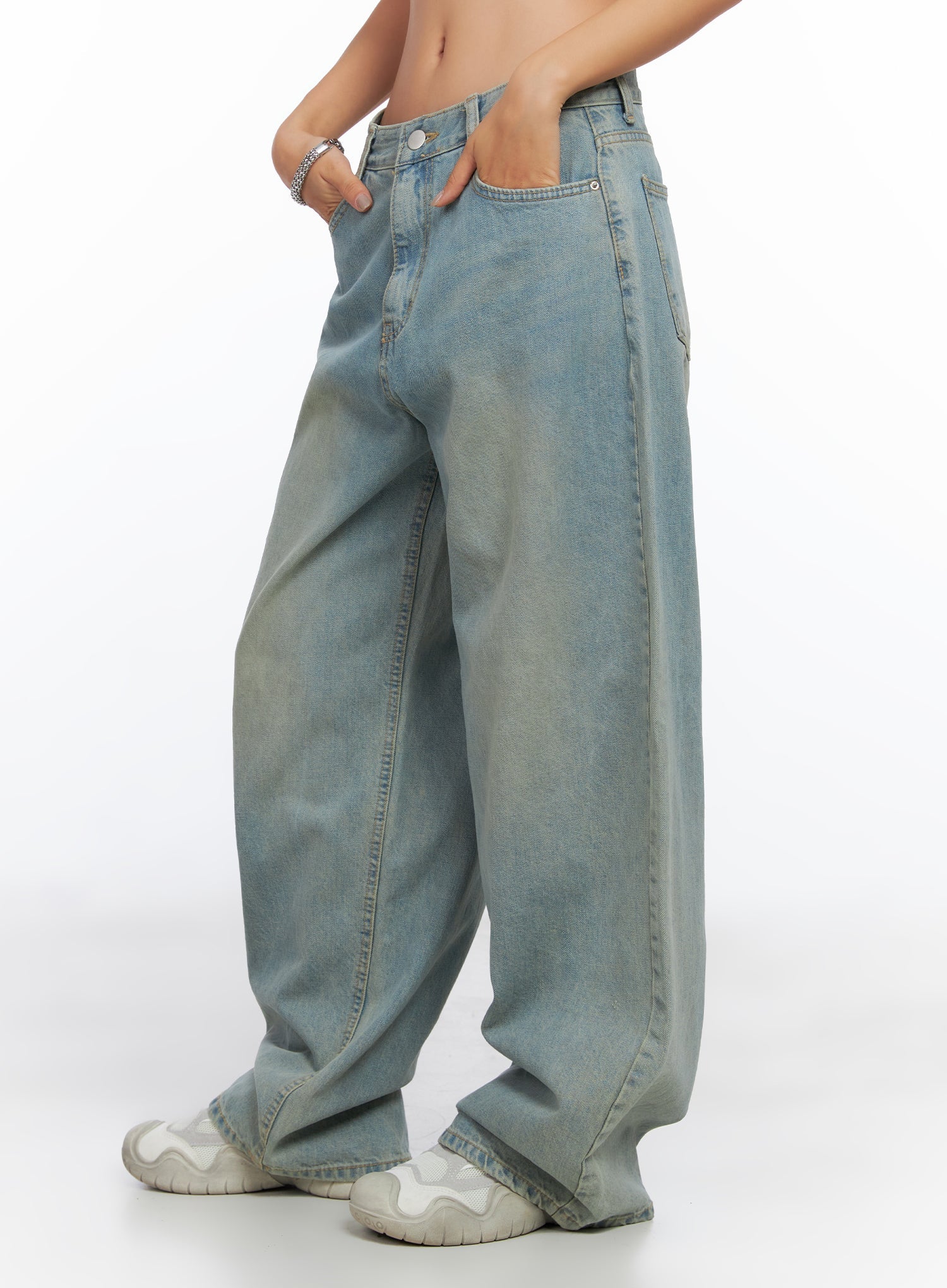 Remi Washed Baggy Jeans CO515