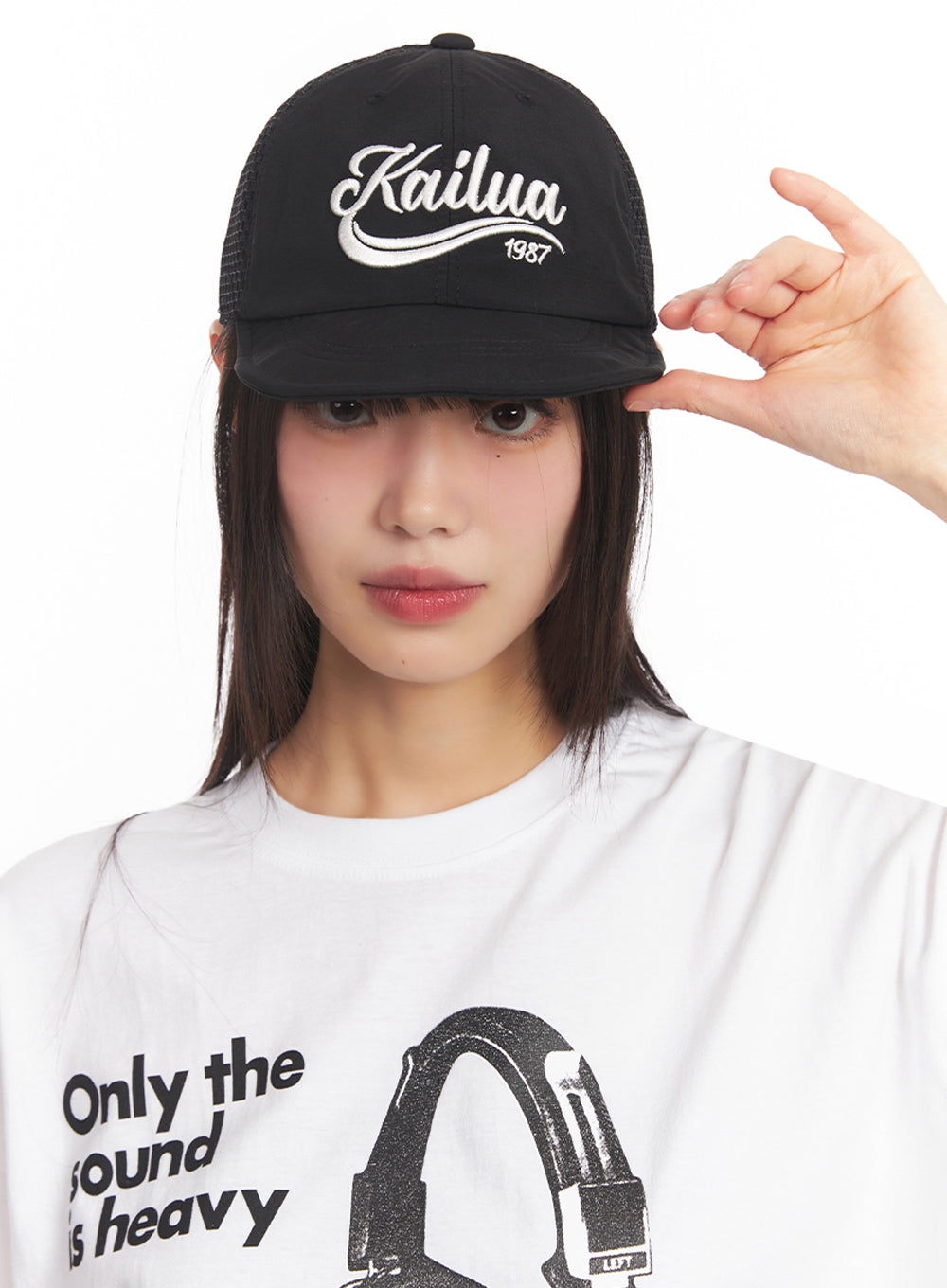 Kailua Embroidered Mesh Baseball Cap IY502