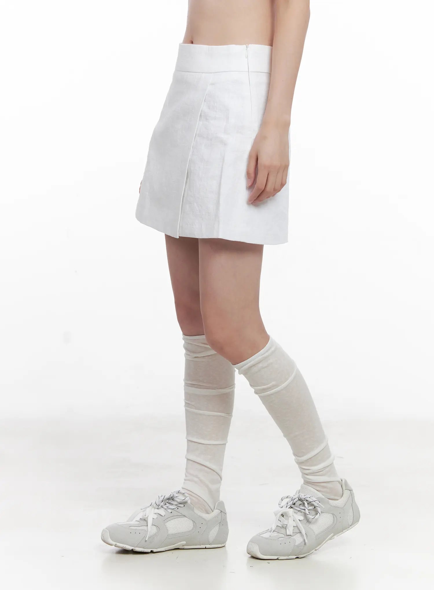 Linen Mini Skort CL524