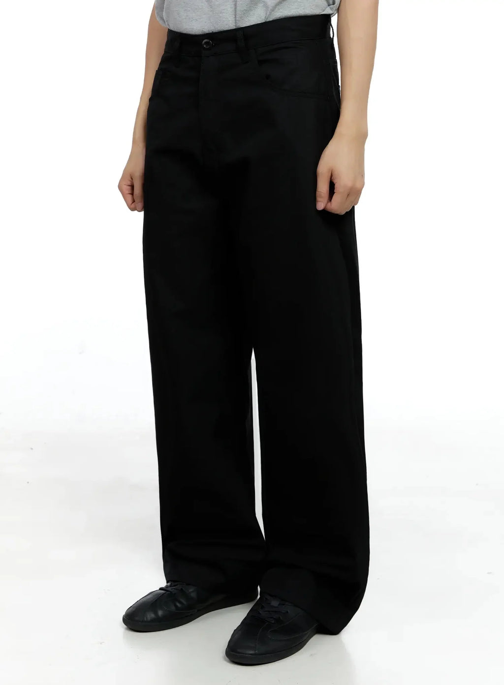 Men's Basic Wide-Leg Pants IG520