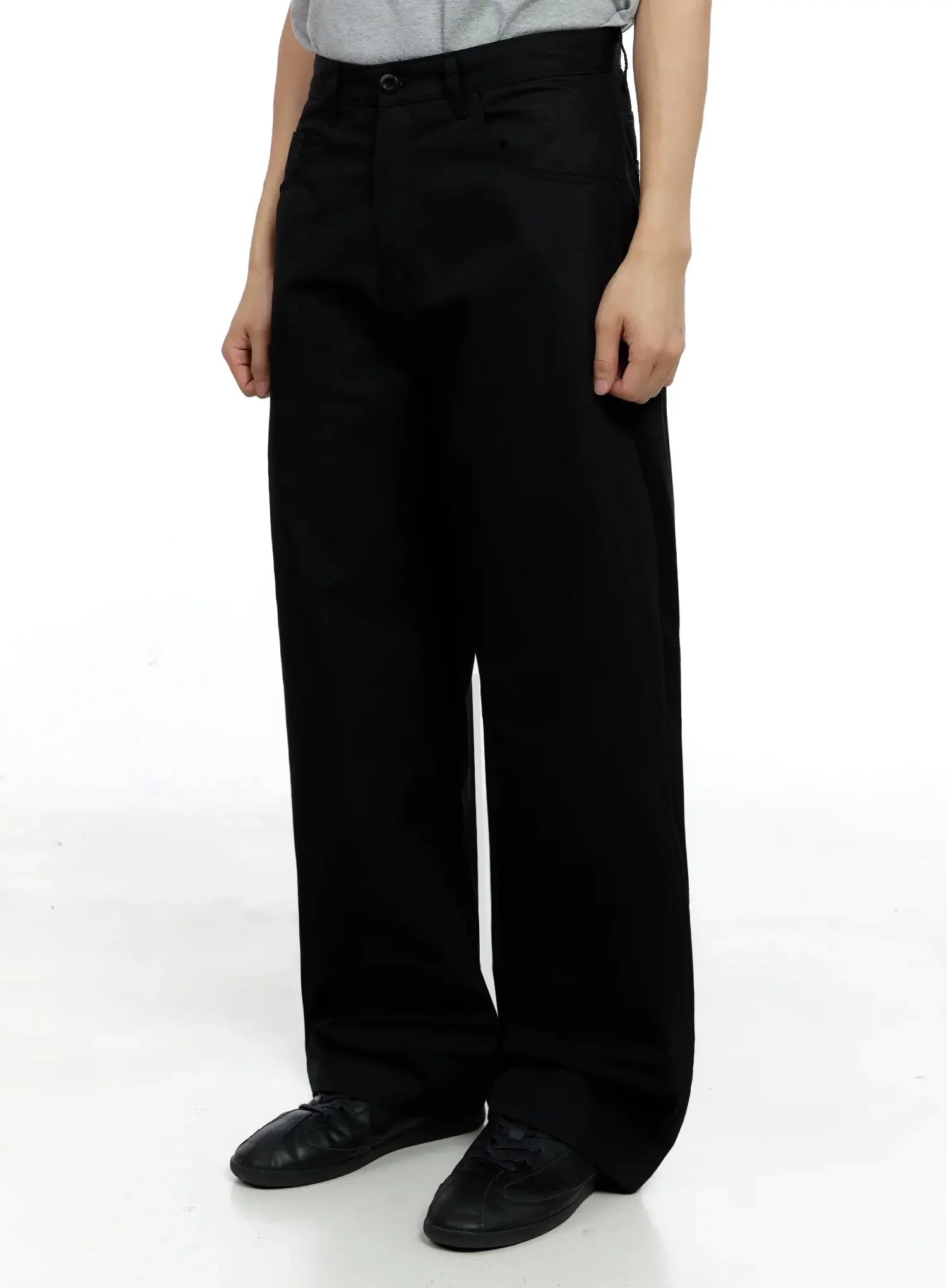 Men's Basic Wide-Leg Pants IG520