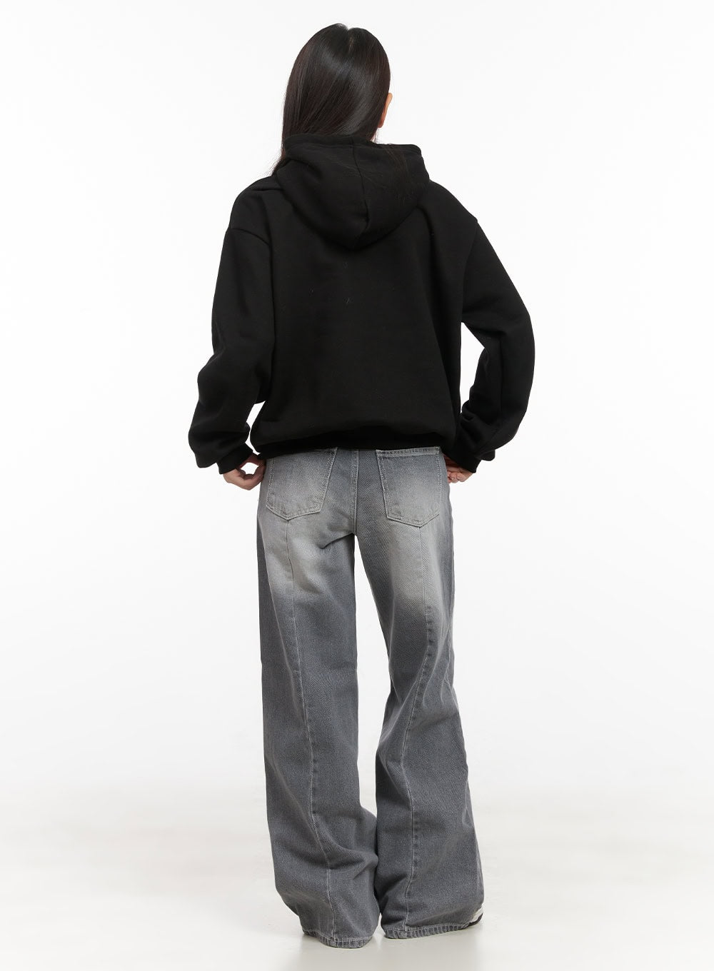 Graphic Lettering Hooded Sweatshirt CD416