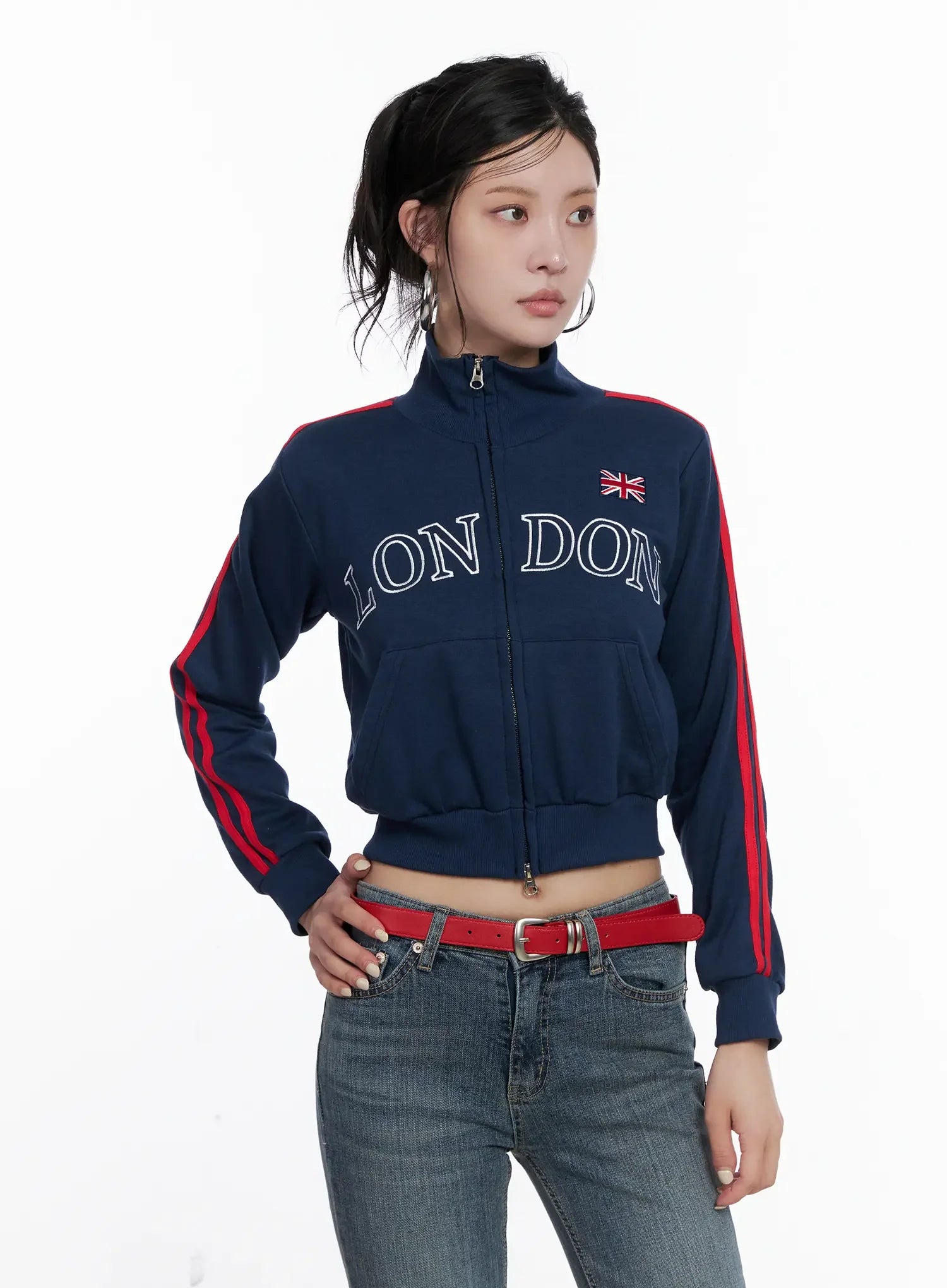 London Contrast Zip-Up Jacket CS510