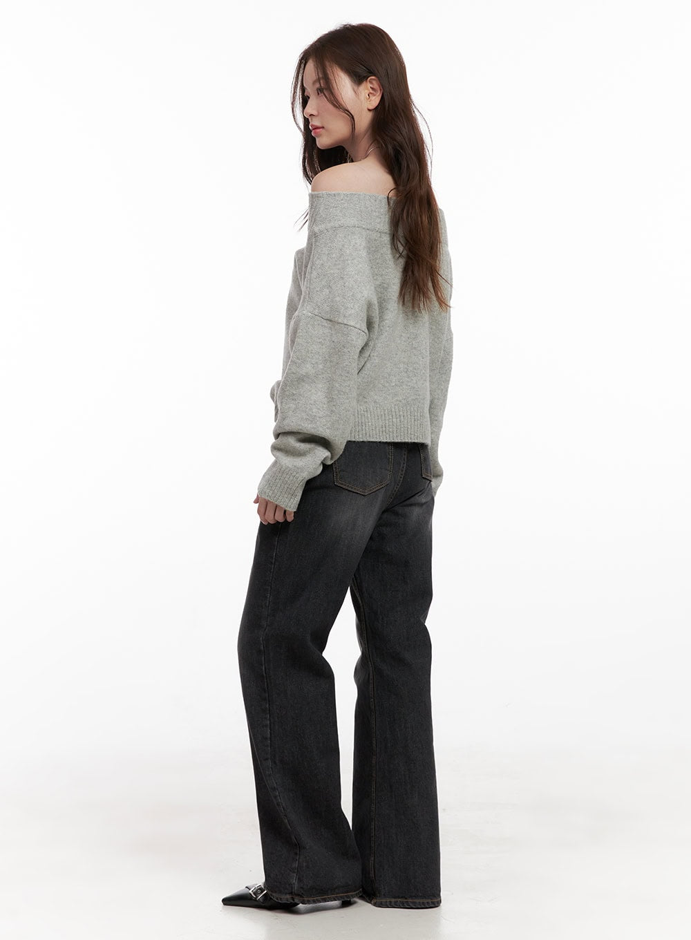 Kiana Cotton Wide Fit Flared Jeans OD403