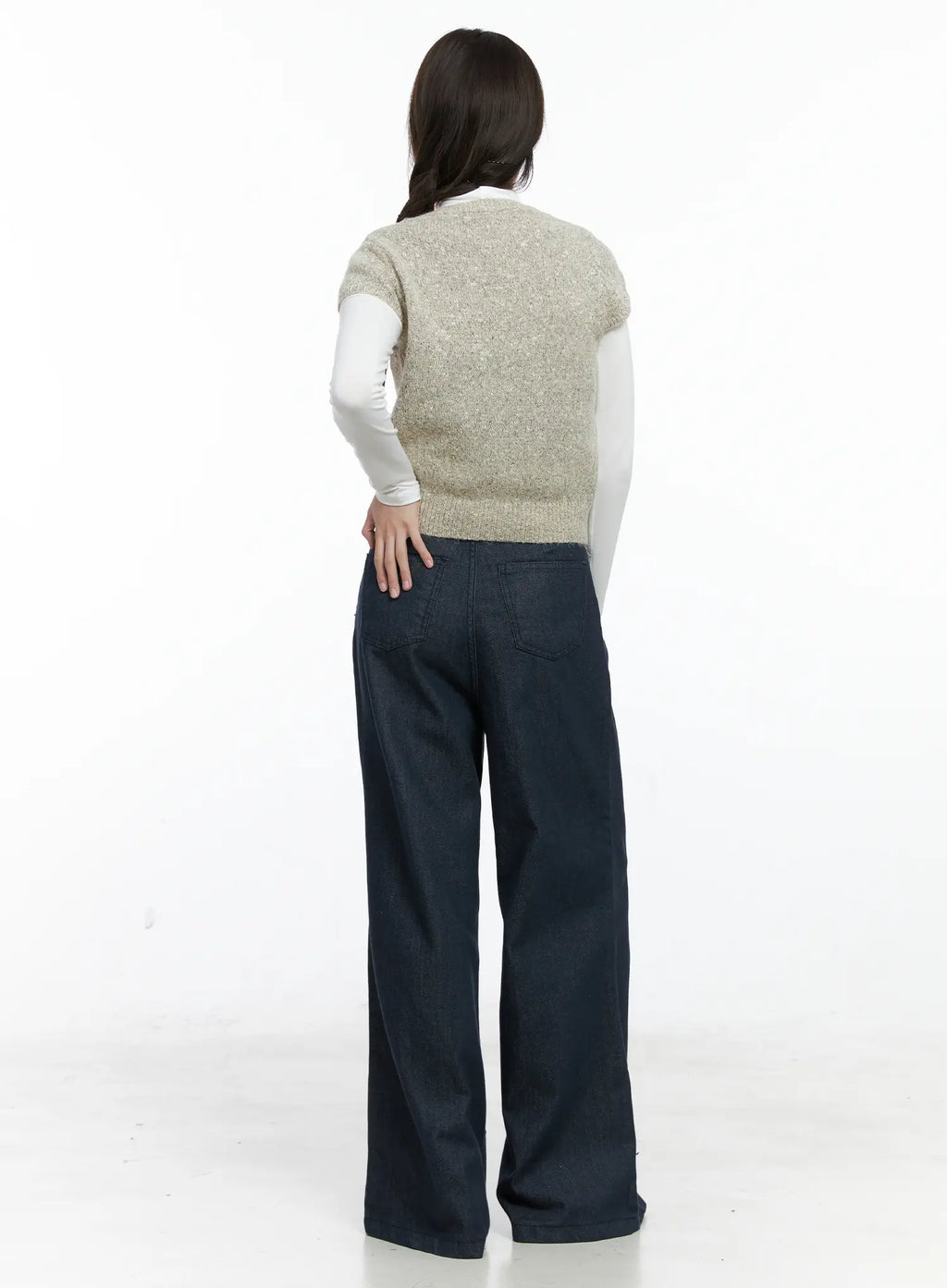 Textured Knit Short Sleeve Top CO503