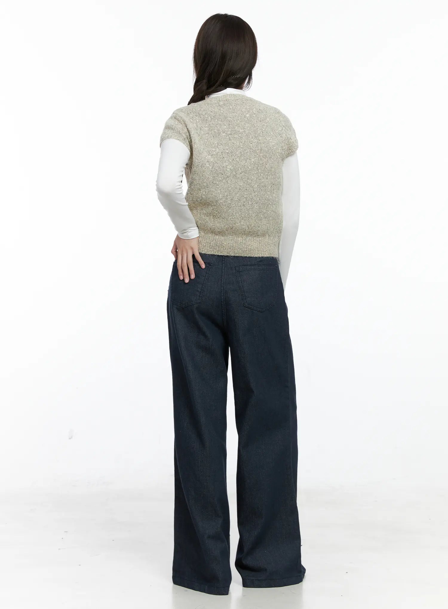 Textured Knit Short Sleeve Top CO503