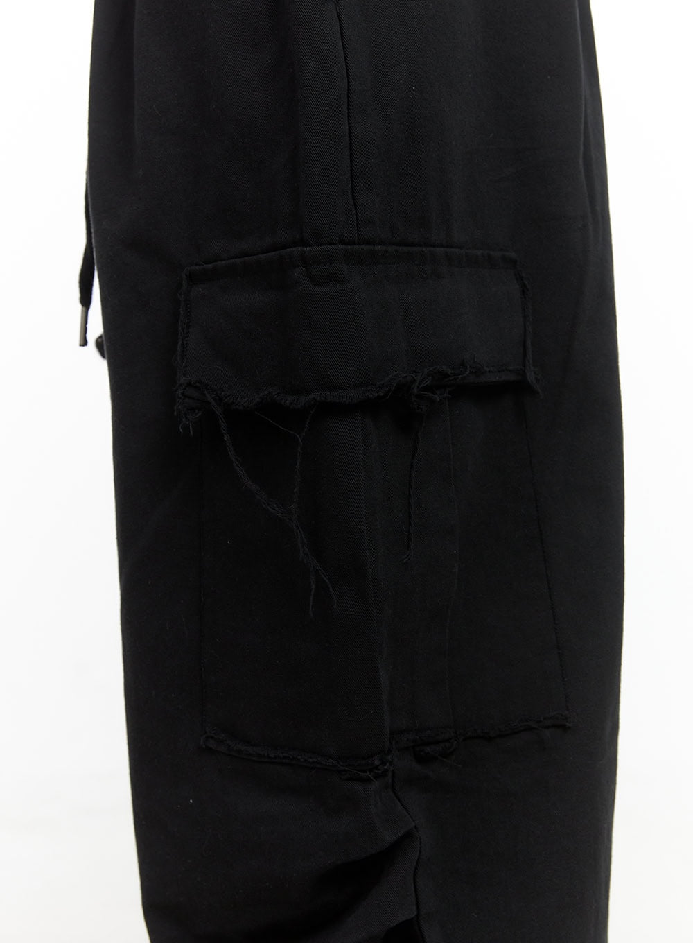 Cotton Banded Waist Cargo Pants CS412