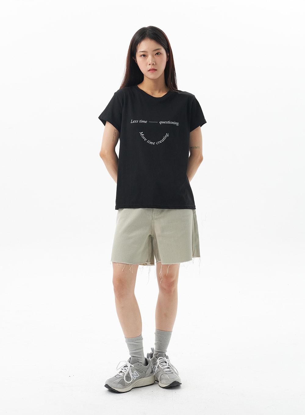 Wide Cotton Shorts OU323