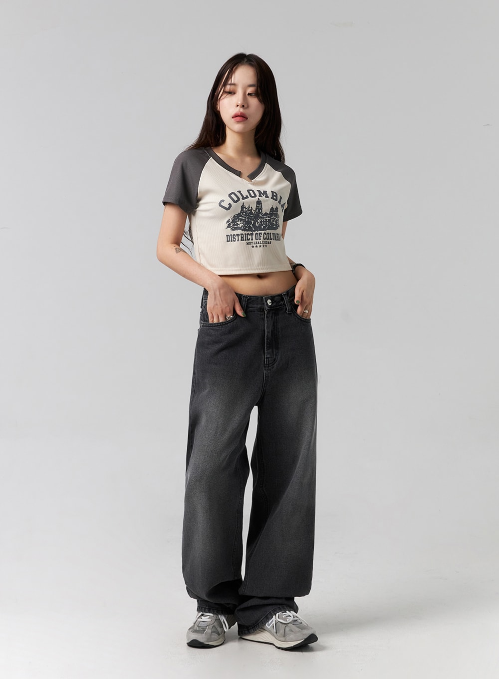 Comfy Wide Leg Jeans CG317