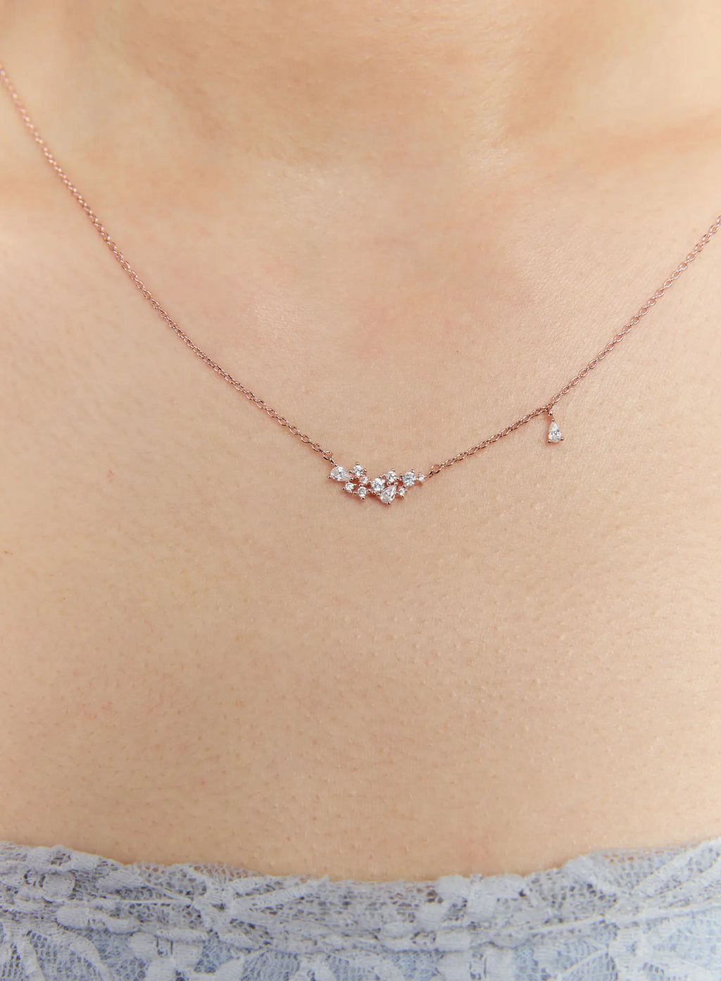 Mini Cluster Shine Necklace IS517