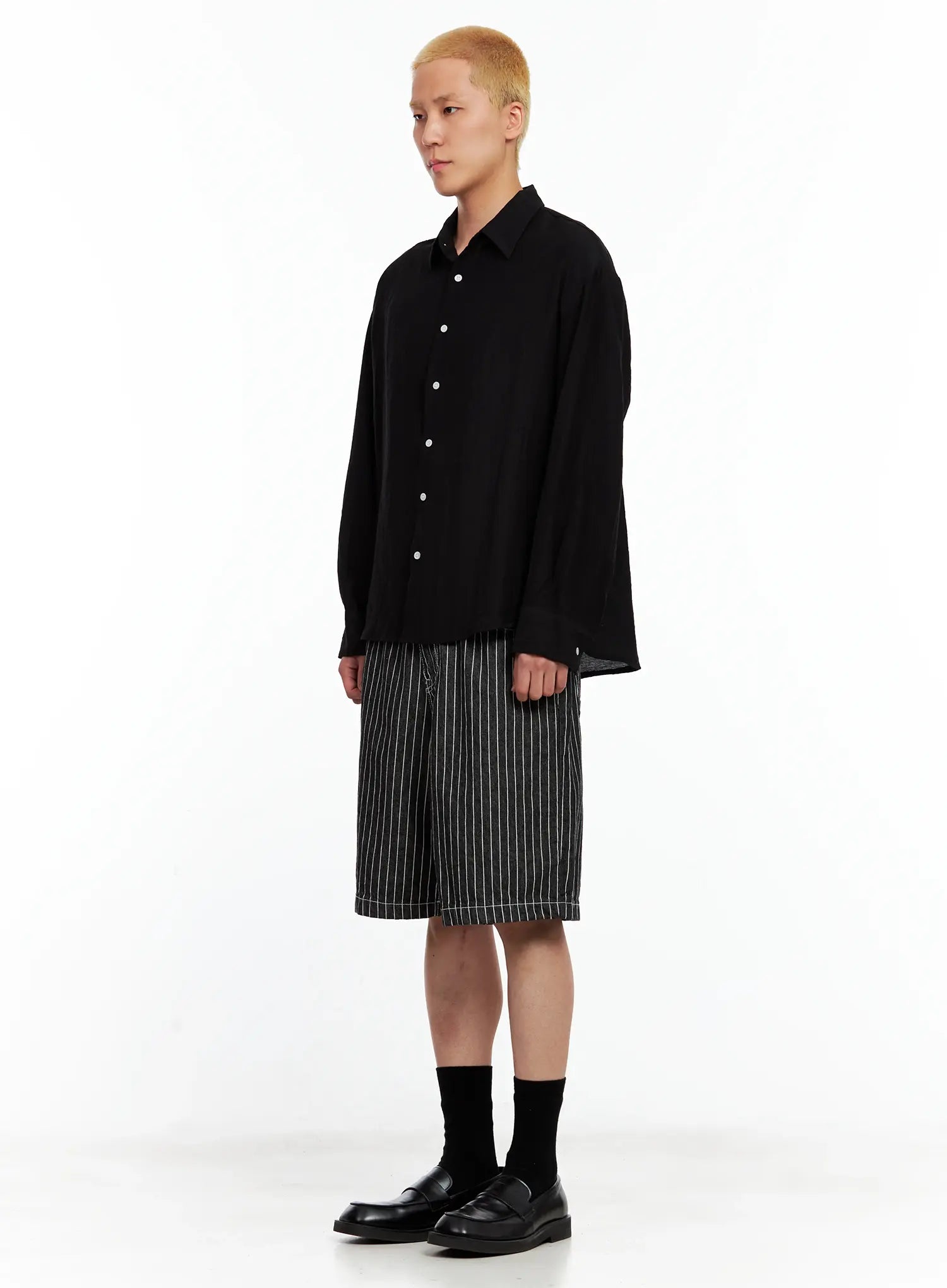 Men's Pinstripe Shorts IL514
