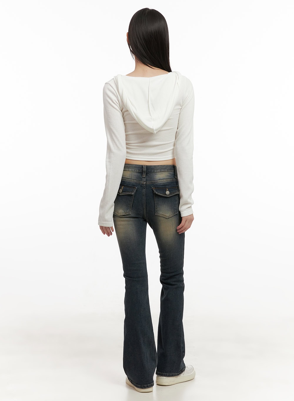 Alicia Washed Flared Jeans CD426