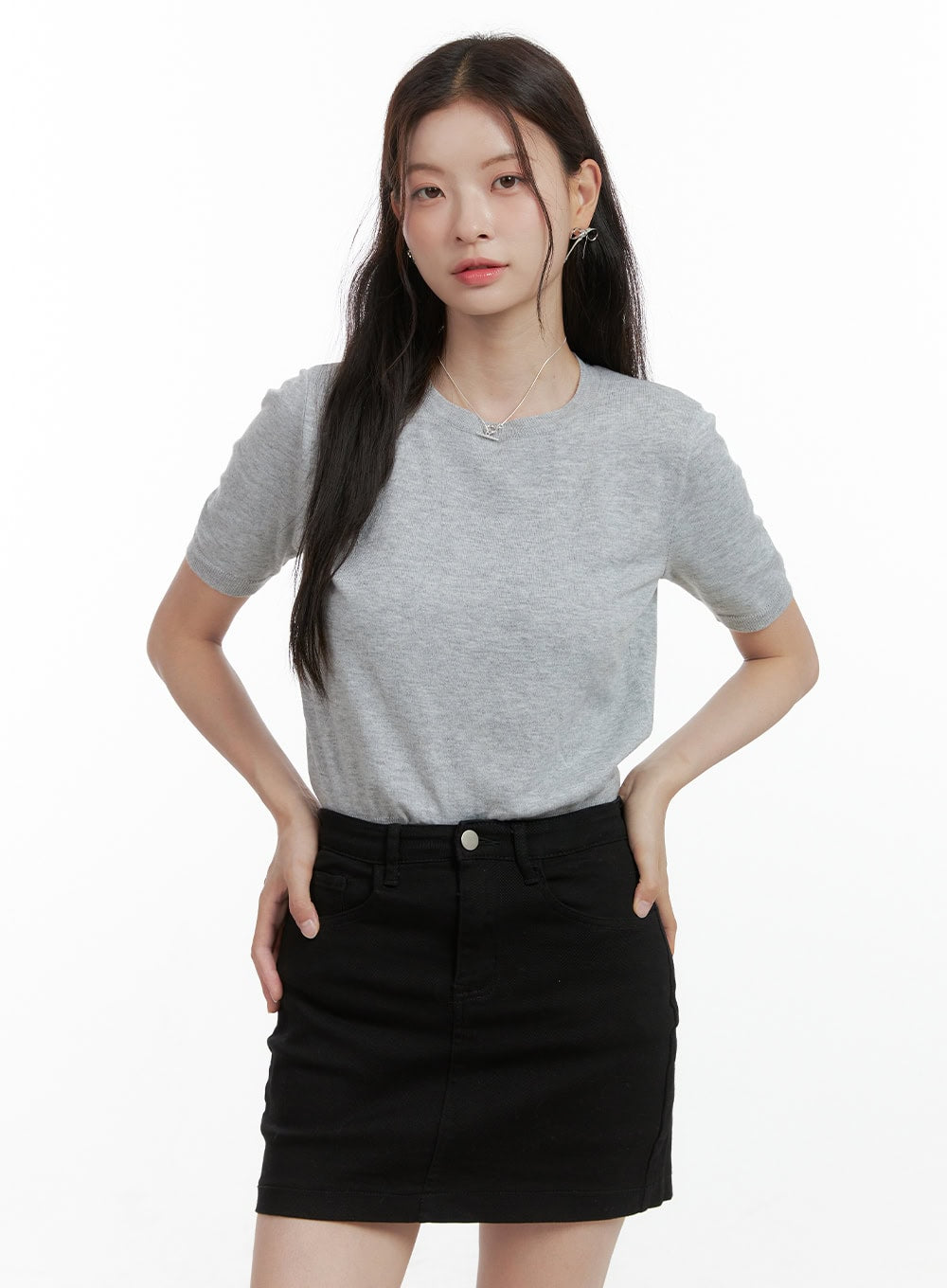 Round Neck Loose Fit Shirt OL417