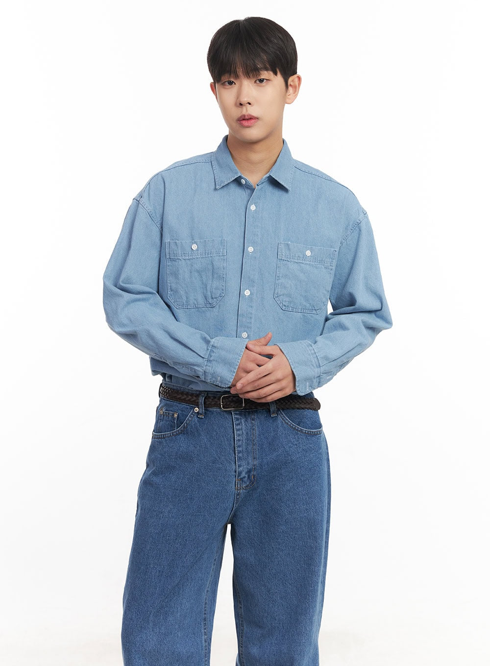 Men's Denim Collared Shirt IM527
