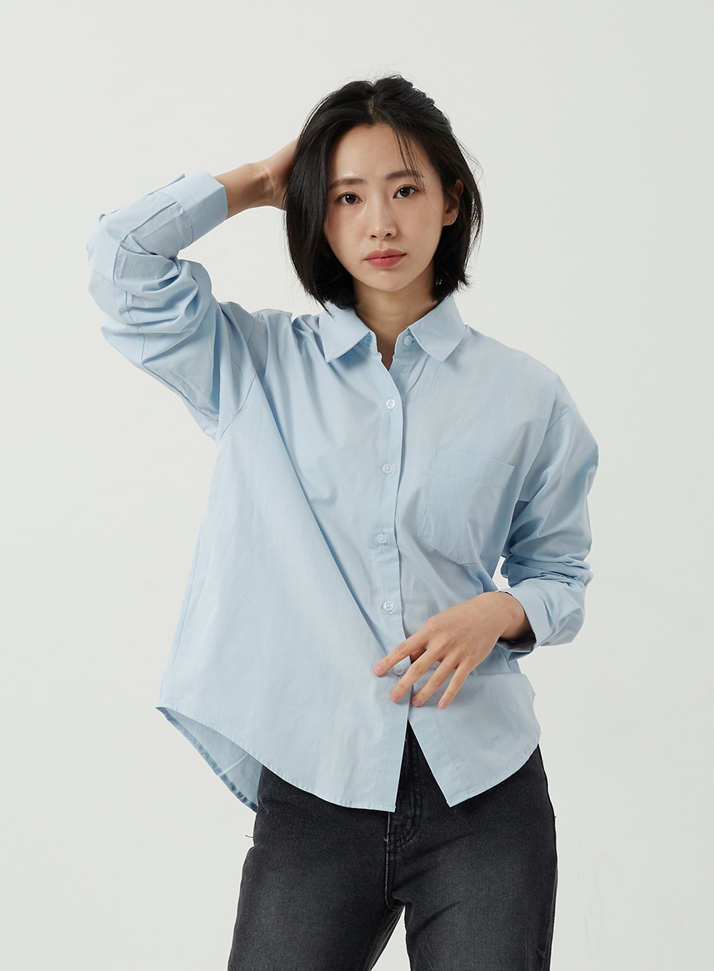Oversized Basic Shirt OJ311