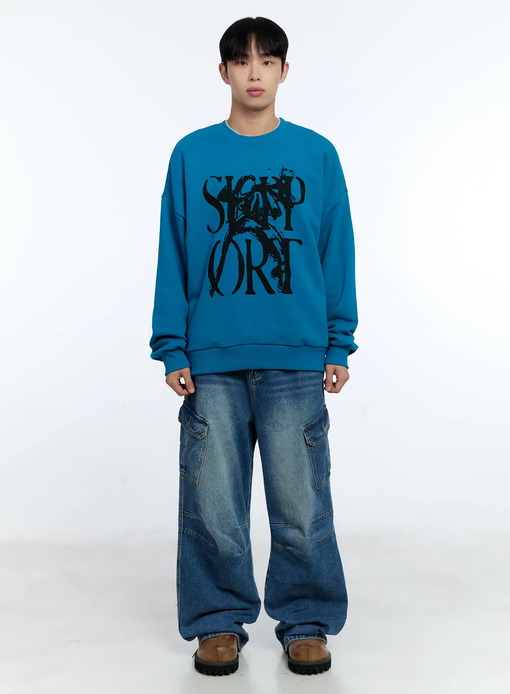 Men's Baggy Cargo Jeans IG515