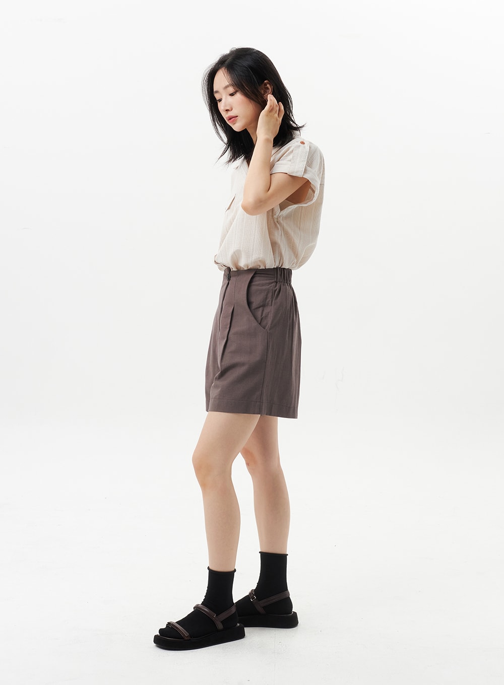 Wide Leg Shorts OL312