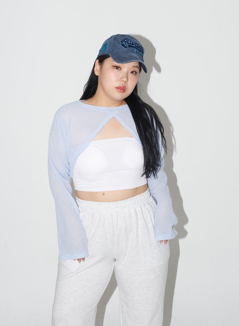 Plus Cotton Banded Sweat Pants IJ30