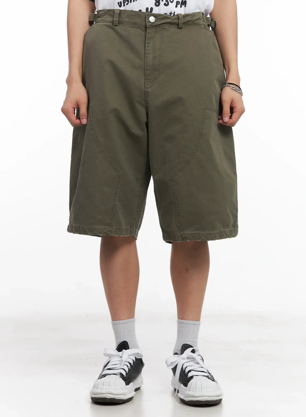 Men's Wide-Fit Bermuda Shorts IU519