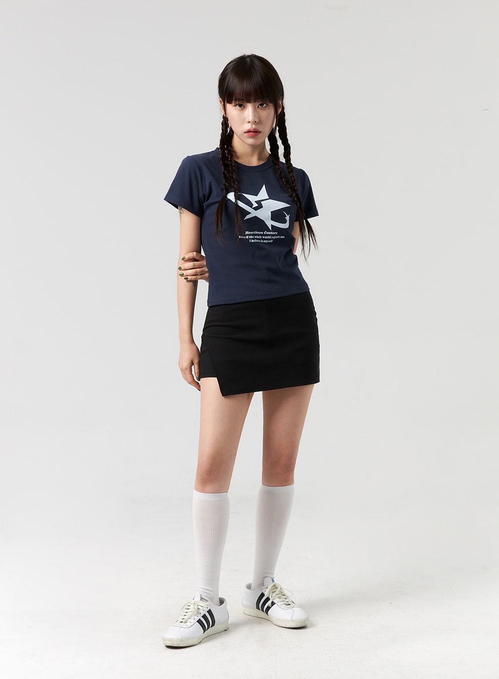 Side Slit Skort CL327