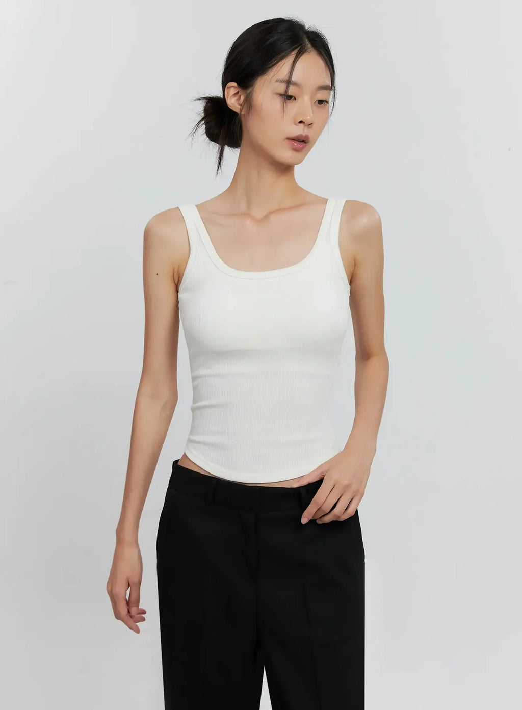Padded Square-Neck Top IS516