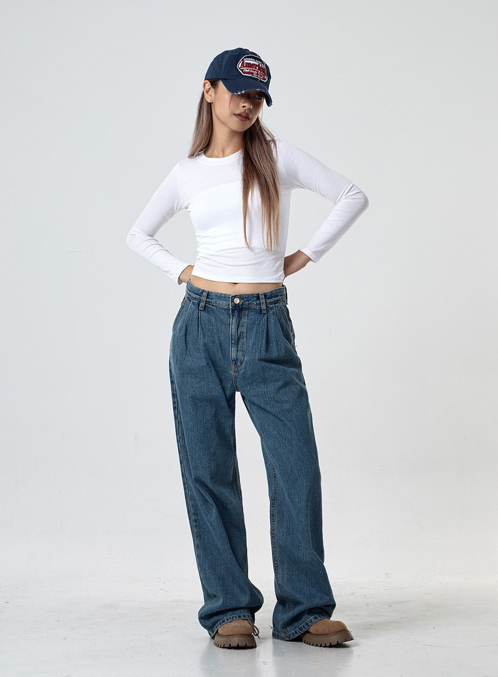 Basic Long Sleeve Crop Tee CG29